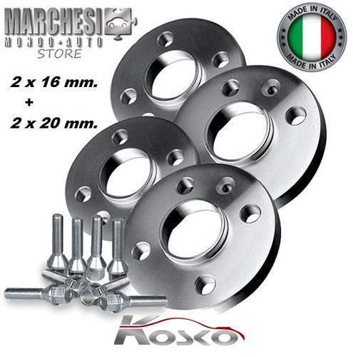 Kit distanziali ruote - ruote, 16+20