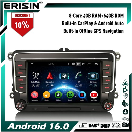 Android dab 64gb autoradio - 16,