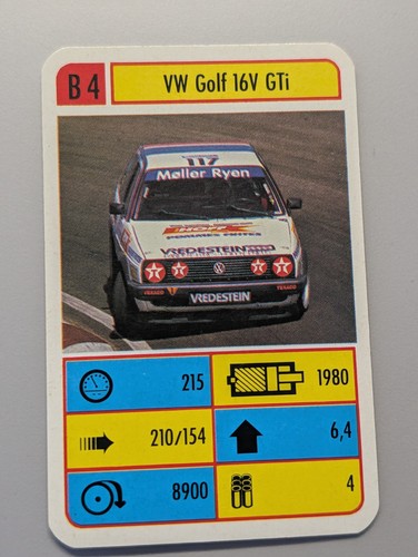 Golf 16v gti - -, scheda
